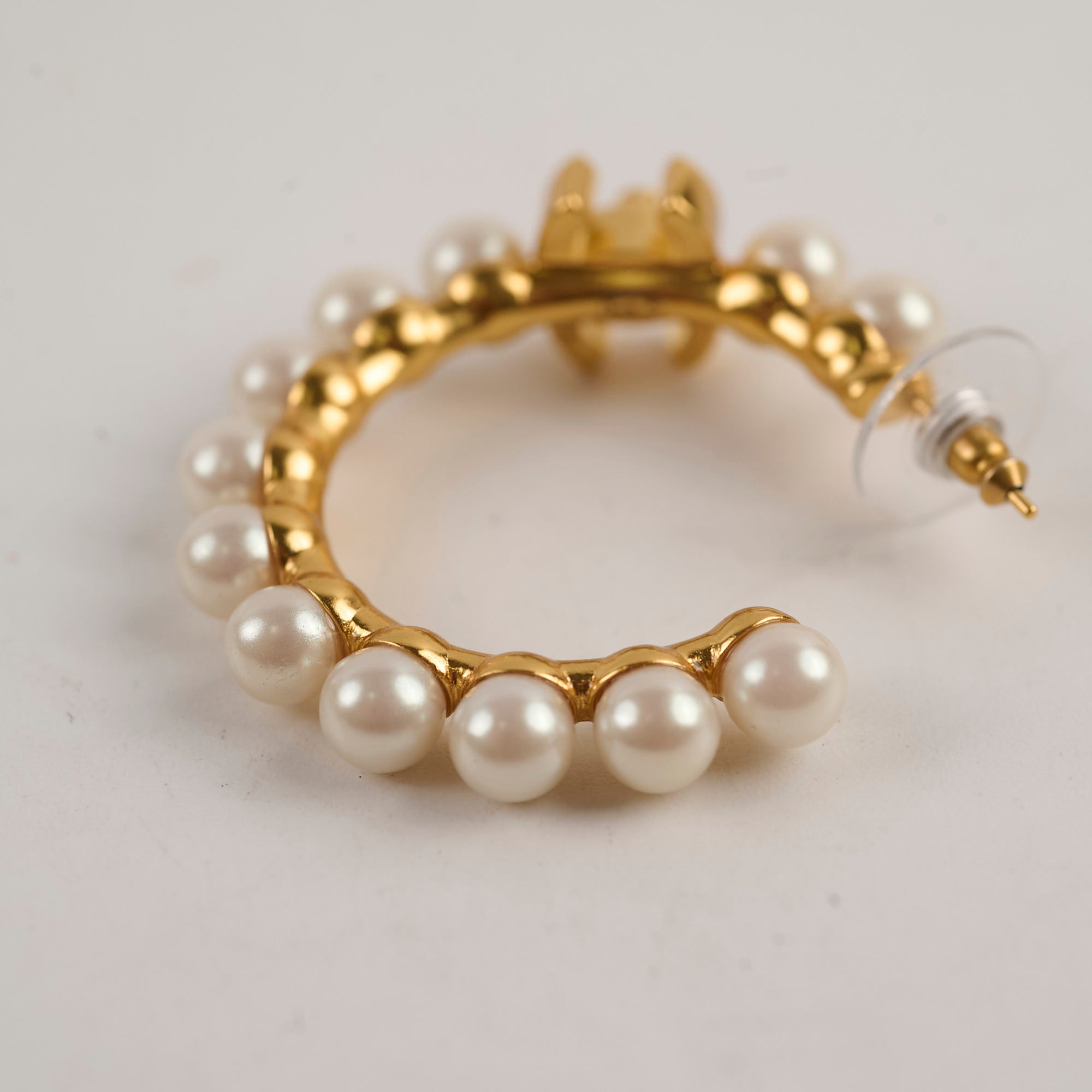 Chanel Multi Pearl Hoop Earrings - Luxury Fashion Jewelry for Women | Perfect for Parties, Weddings & Special Occasions