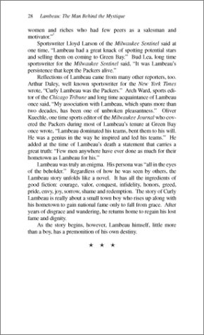 Lambeau: The Man Behind The Mystique - Biography of Green Bay Packers Founder | Perfect for NFL Fans & Football History Enthusiasts
