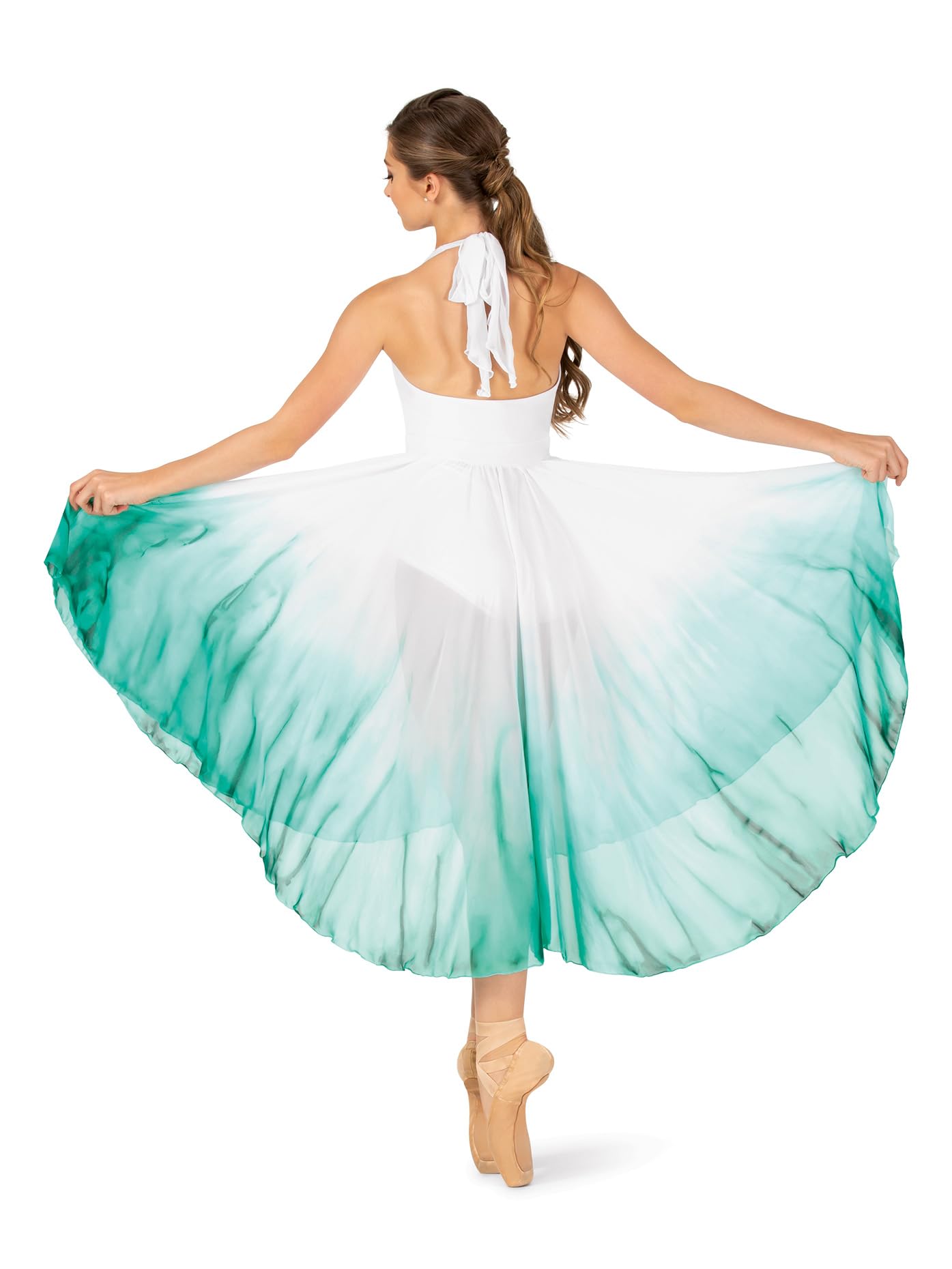 Hand Painted Watercolor Floral High-Low Dress for Women - Boho Chic Summer Maxi Dress for Beach, Wedding & Vacation