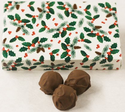 Scott's Cakes Milk Chocolate Covered Butter Pecan Truffles - 1 Pound Gift Box - Premium Holiday Treats for Christmas, Parties & Corporate Gifting