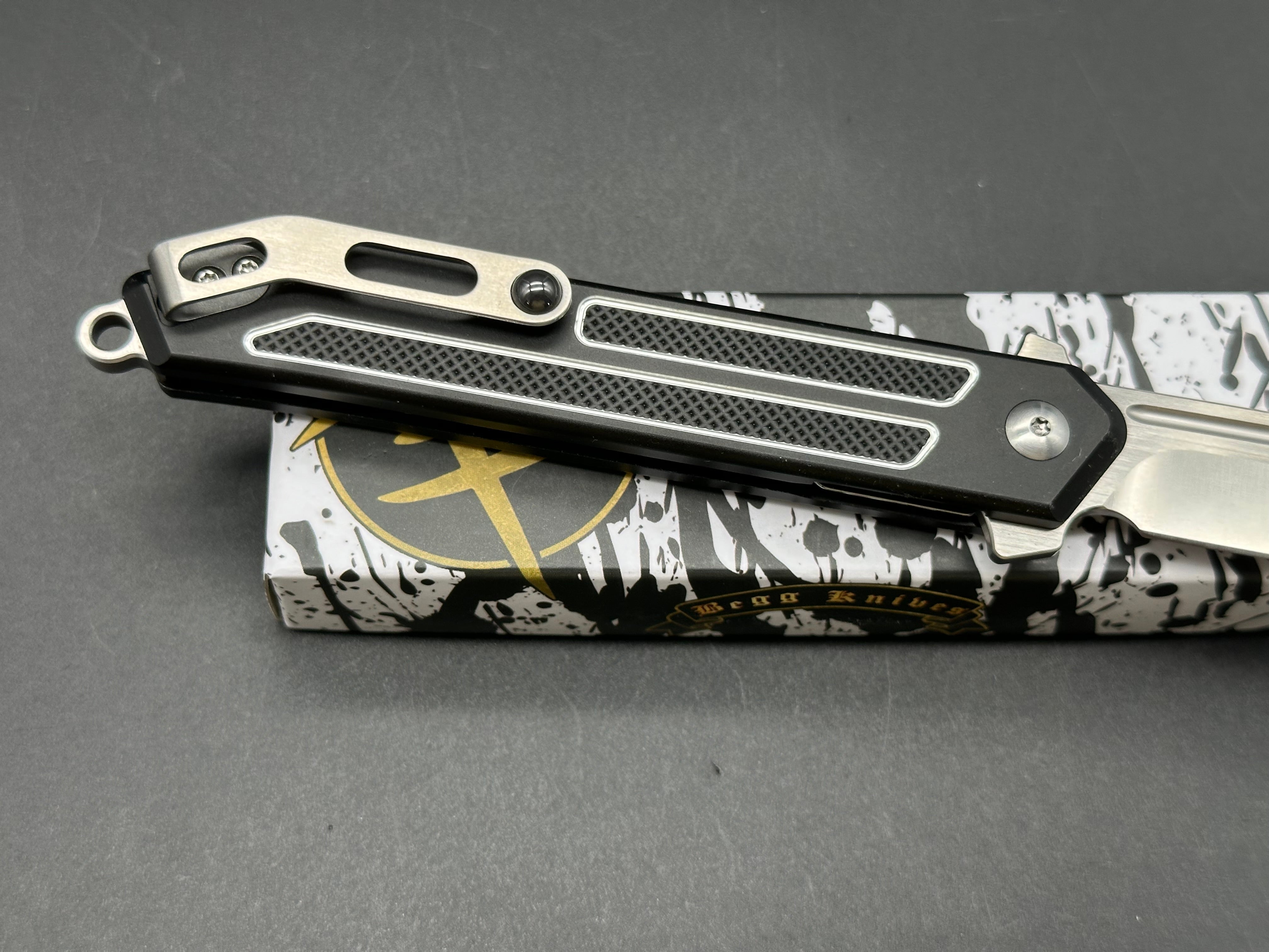 Begg Knives Kwaiken Liner Lock Folding Pocket Knife - 3.5