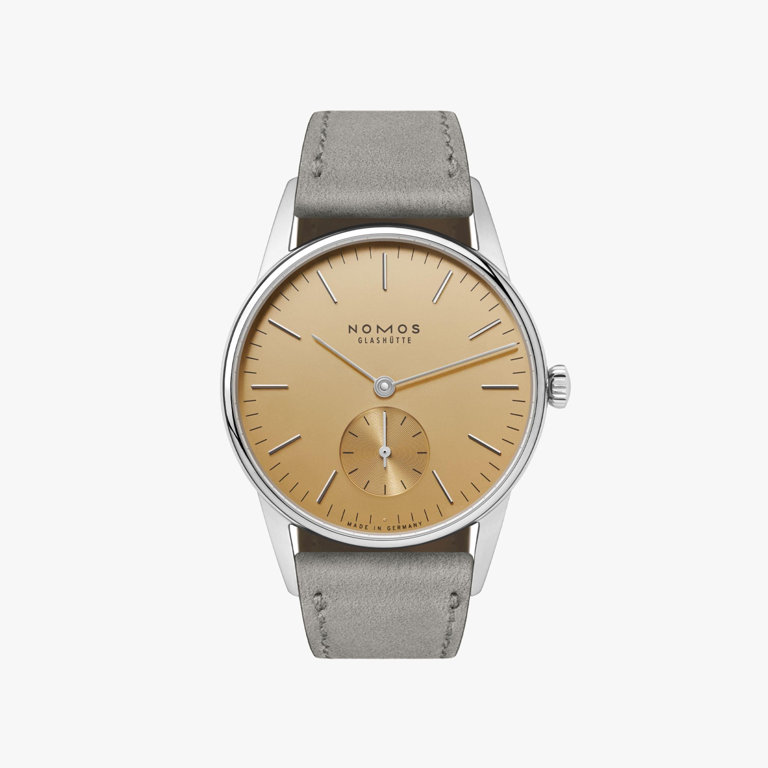 Nomos Orion 33 Gold Watch - Luxury German Automatic Timepiece for Men & Women - Perfect for Formal Events, Business Meetings & Special Occasions