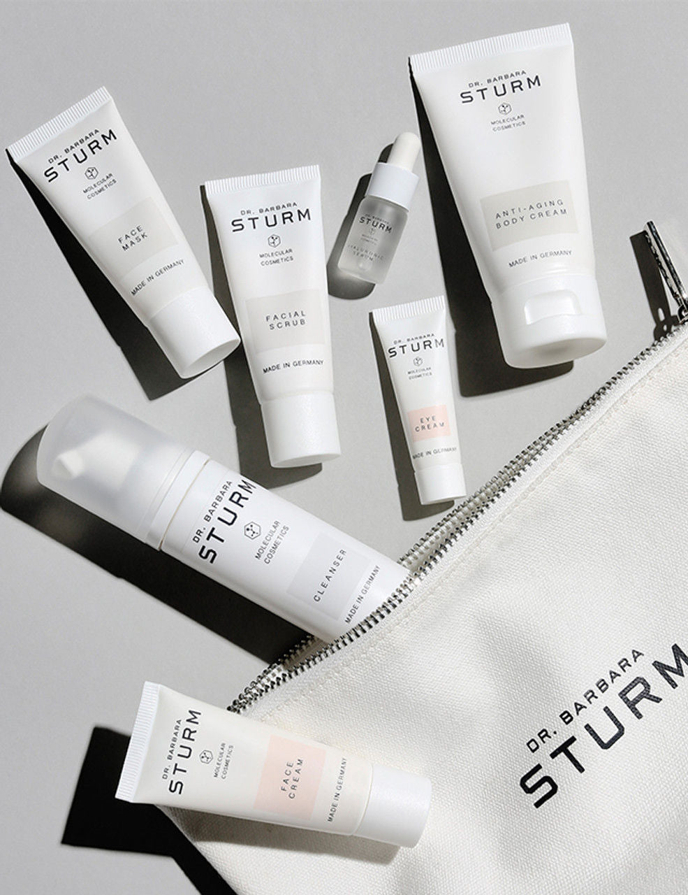 Dr. Barbara Sturm Discovery Kit - Anti-Aging Skincare Set with Hyaluronic Acid & Vitamin C - Perfect for Travel & Daily Skincare Routine