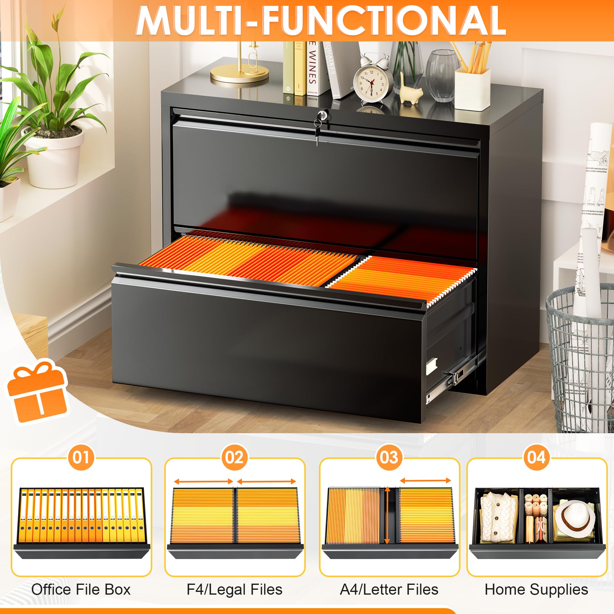INTERGREAT 2-Drawer 32