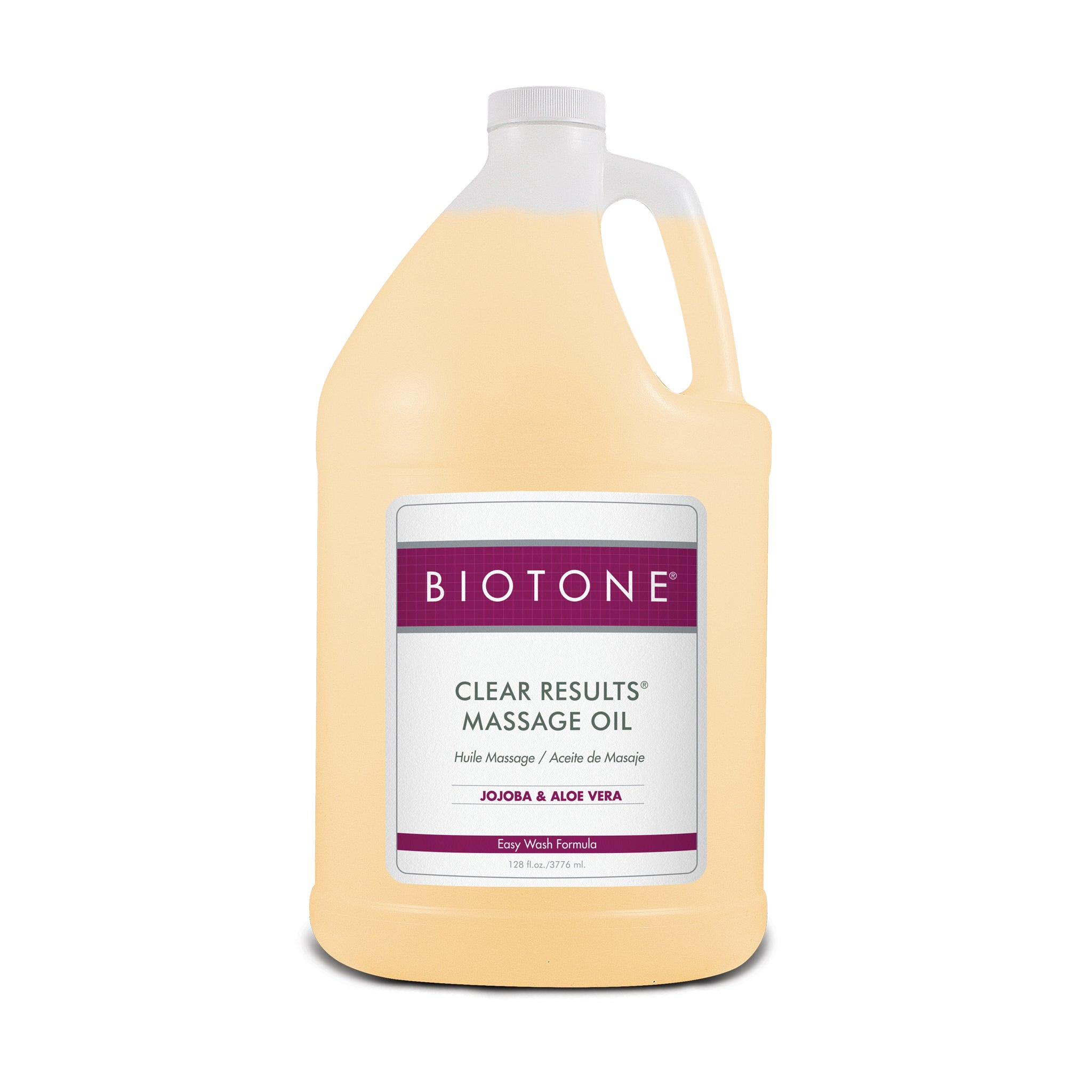 BIOTONE® Clear Results Massage Oil - Professional Grade, Unscented, Non-Greasy for Deep Tissue & Relaxation - Perfect for Spa, Home Massage & Aromatherapy Sessions