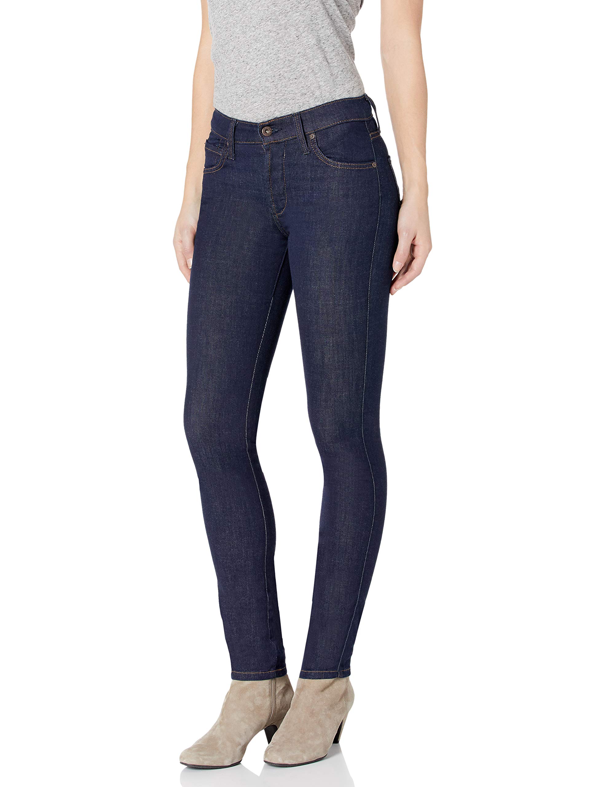 James Jeans Women's Slim Fit Pencil Leg Stretch Denim Jeans - Comfortable High Waisted Skinny Jeans for Work, Date Night & Casual Wear