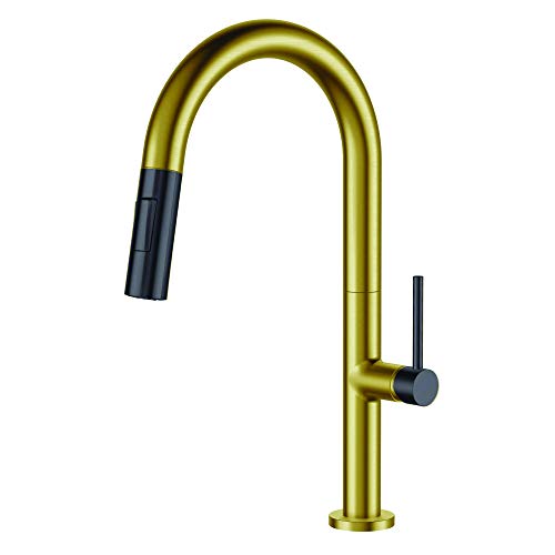 Satin Brass/Gun Black