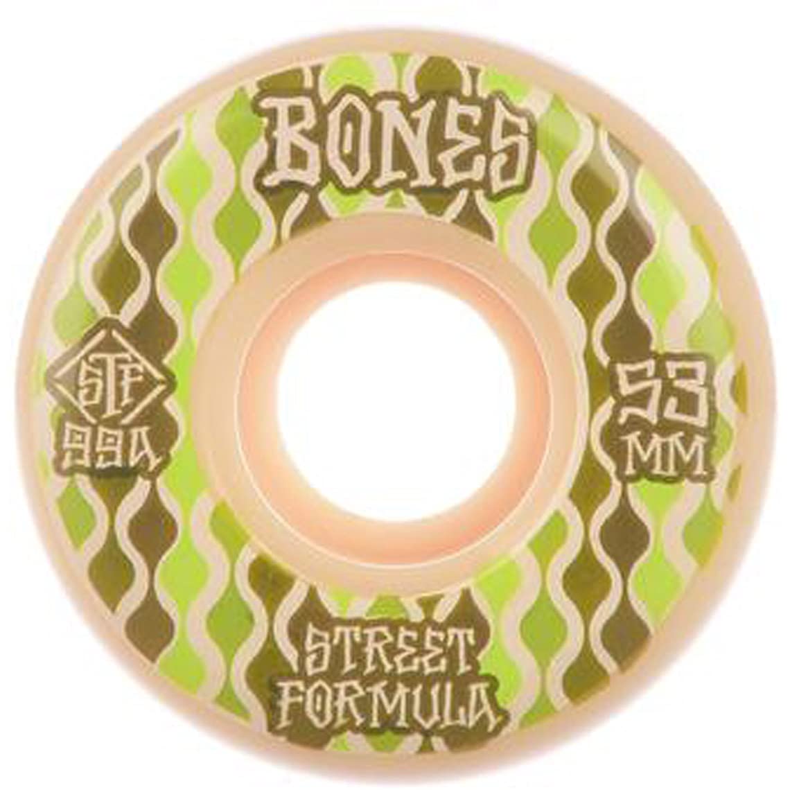 Bones Wheels ATF Rough Riders Skateboard Wheels - Durable 101A Hardness for Street & Park Skating - Perfect for Rough Terrain & All-Terrain Tricks