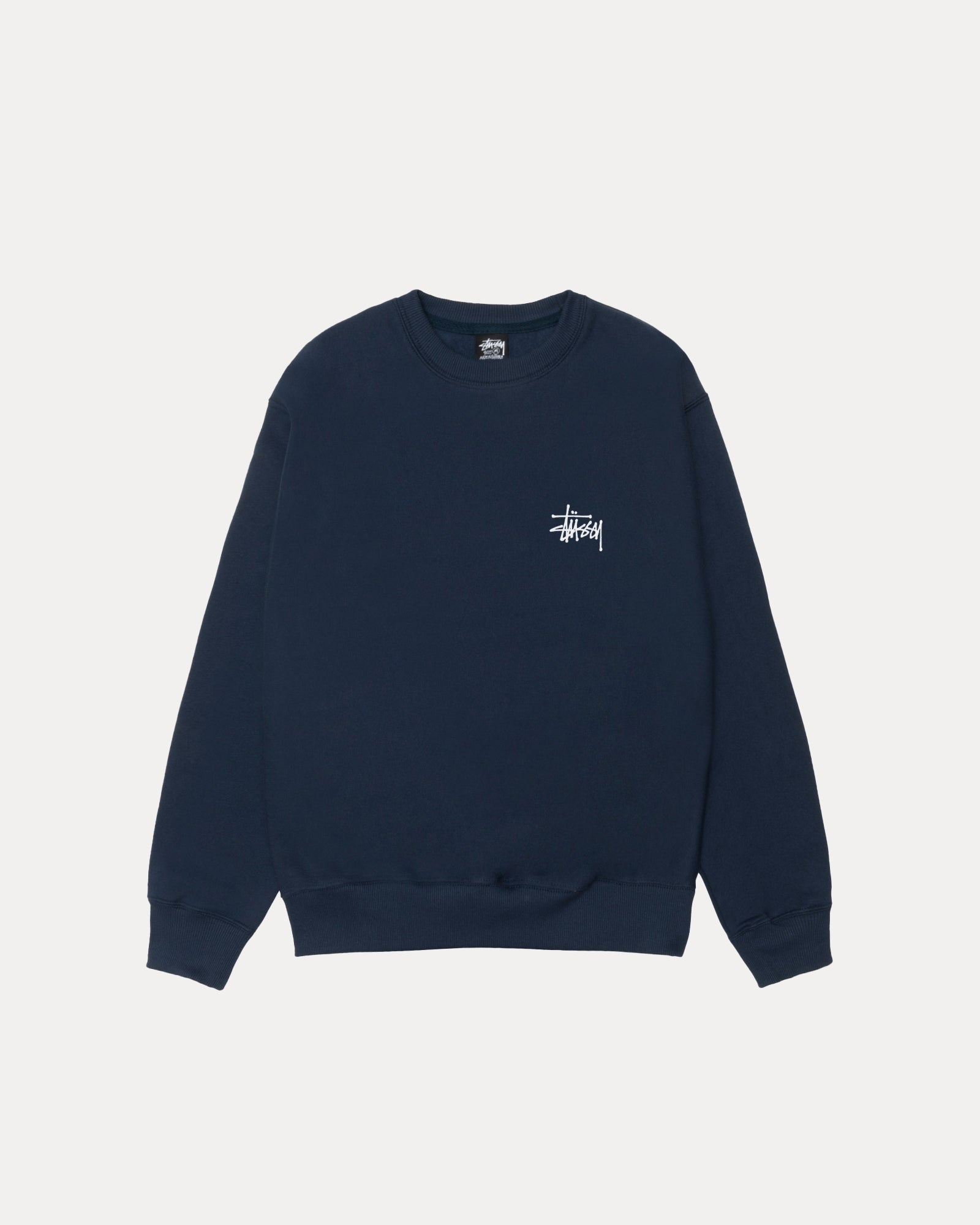 Stüssy Classic Crewneck Sweatshirt - Men's Casual Cotton Pullover for Streetwear & Everyday Comfort