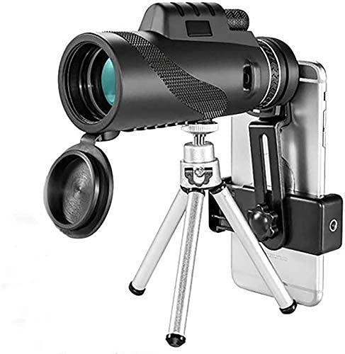 **High Definition Portable Monocular Telescope for Adults & Kids - Lightweight, Low Light Vision, Outdoor Travel, Bird Watching, Camping, Hiking, and Stargazing**