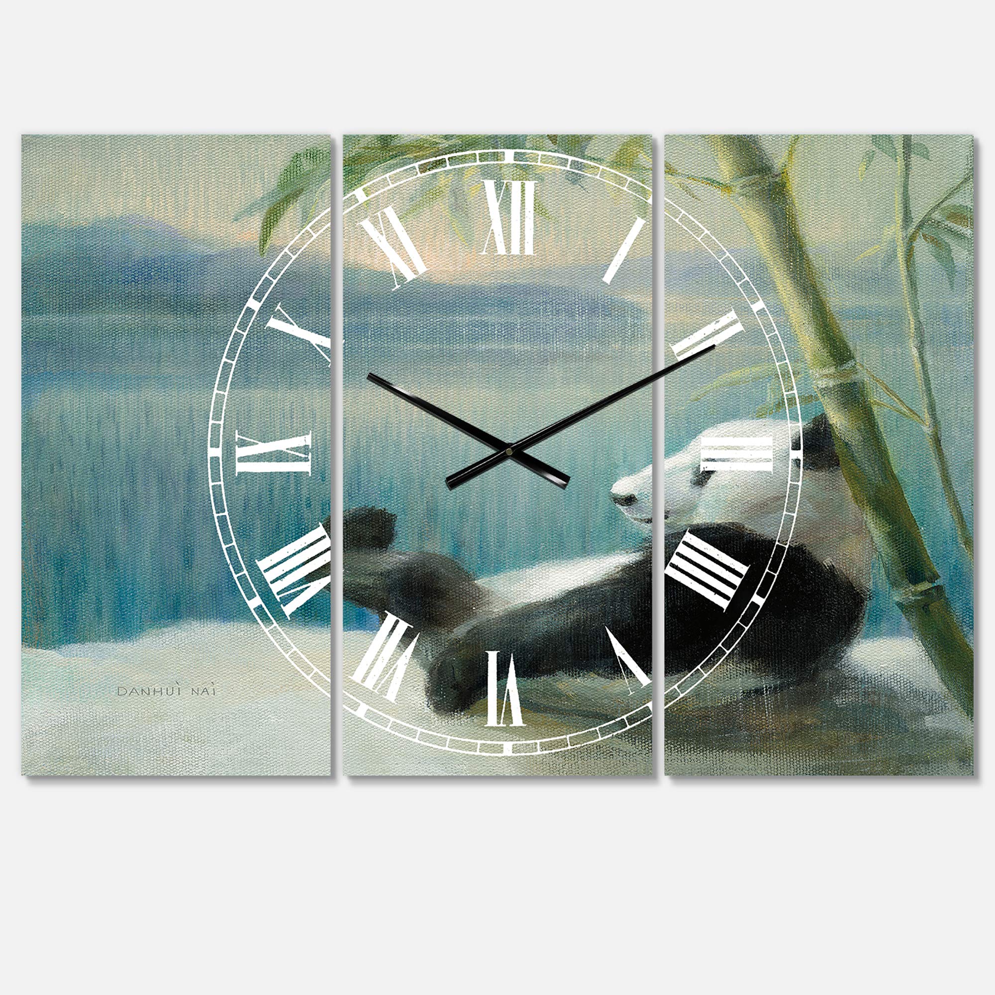 Designart Evening Garden Pattern Round Metal Wall Clock - Vintage Cottage Decor for Home, Living Room, Bedroom & Office - Perfect Wall Art for Cozy Spaces & Farmhouse Style Interiors