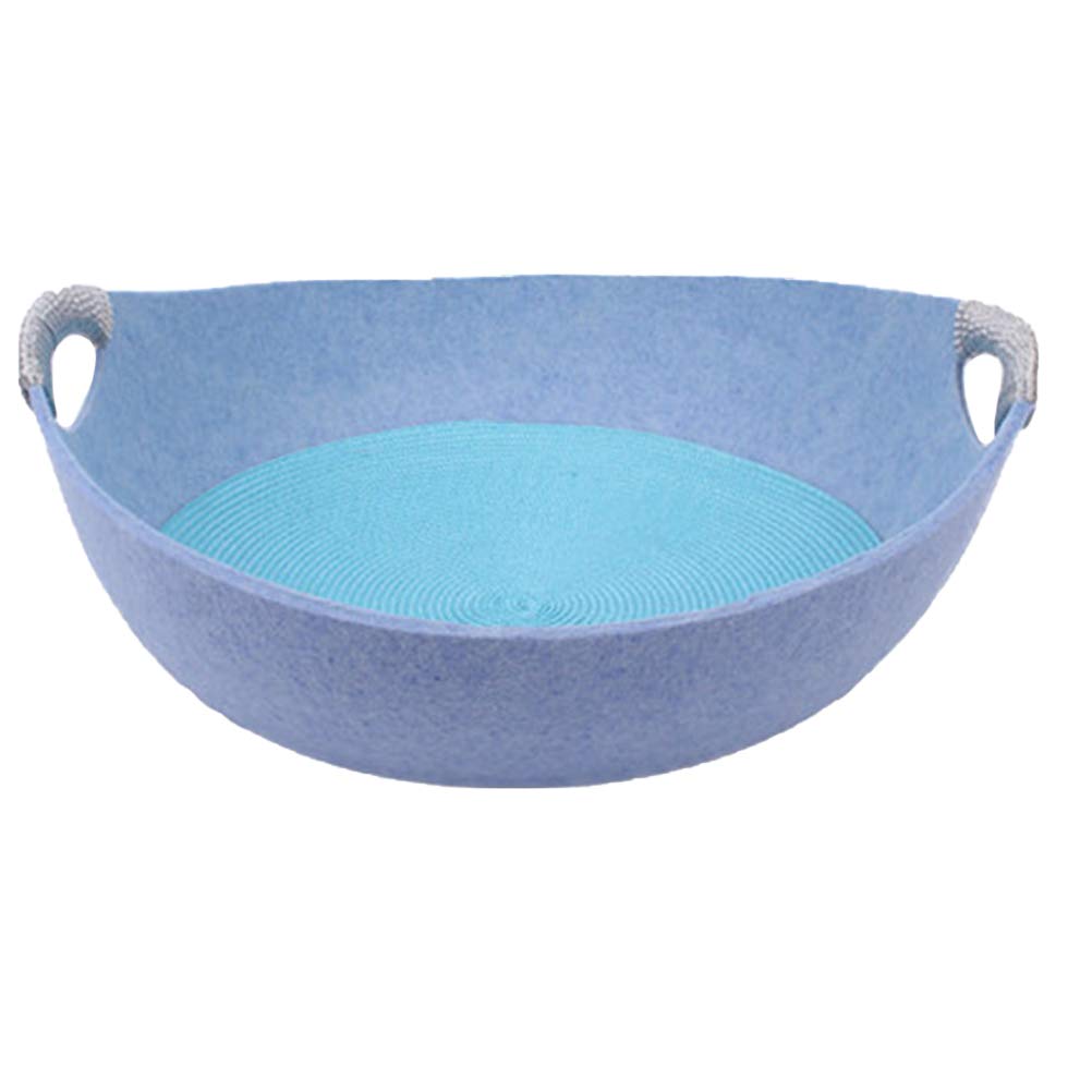 TEHAUX Cat Bed - Soft Felted Pet Cooling Bed for Cats & Small Dogs, Hammock Pad & Lounge Perch for Indoor/Outdoor Use - Perfect for Napping, Relaxing & Keeping Pets Cool in Summer