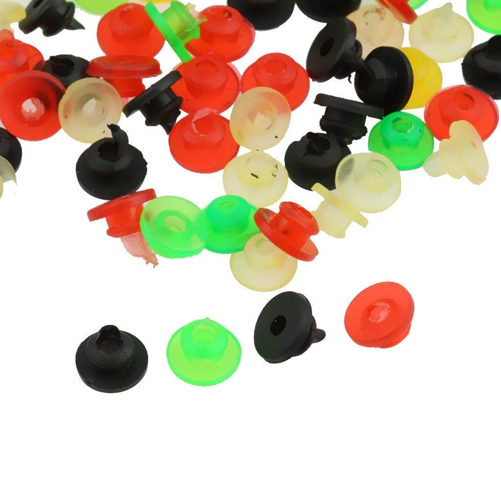 Premium Tattoo Machine Rubber Grommets Nipples - 100pc Pack for Tattoo Artists - Durable Grommet Set for Tattoo Gun Parts & Accessories - Perfect for Professional & Home Tattoo Studios