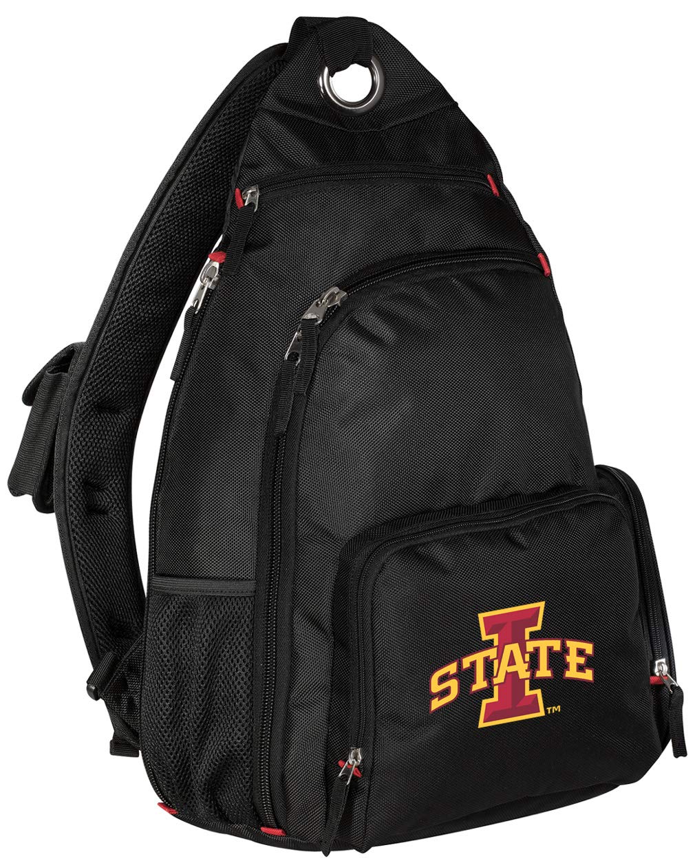 Iowa State ISU Cyclones Sling Backpack - Lightweight Single Strap Shoulder Bag for College Students, Travel & Outdoor Activities