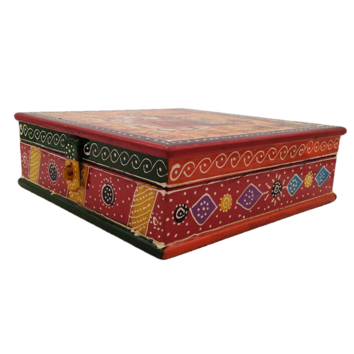 Handmade Jewelry Organizer Box - Premium Wooden Jewelry Storage Case for Women | Award-Winning Indian Artisan Crafted | Perfect for Travel, Home Decor & Gift Giving