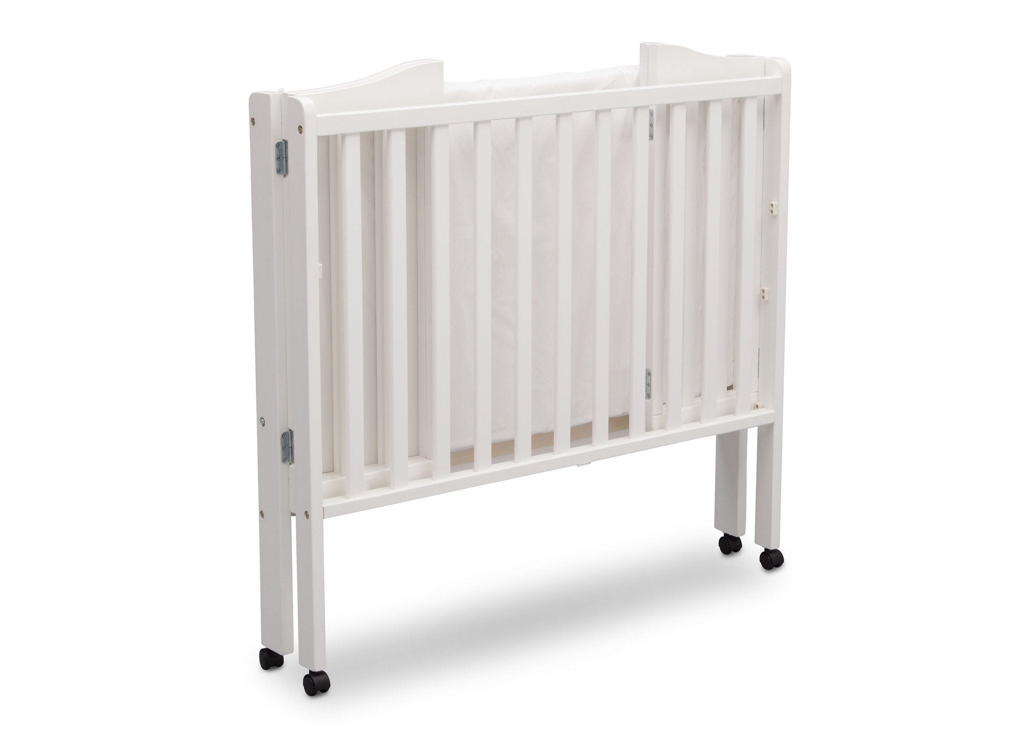 Portable Folding Crib with Mattress - Lightweight Travel Baby Bed for Home & Nursery | Perfect for Travel, Camping & Grandparents' House