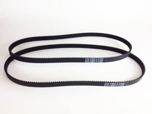 2 Replacement Cogged Belts for Sunbeam 5891 Bread Dough Maker - Compatible with USA Models - Perfect for Home Baking and Bread Making Accessories