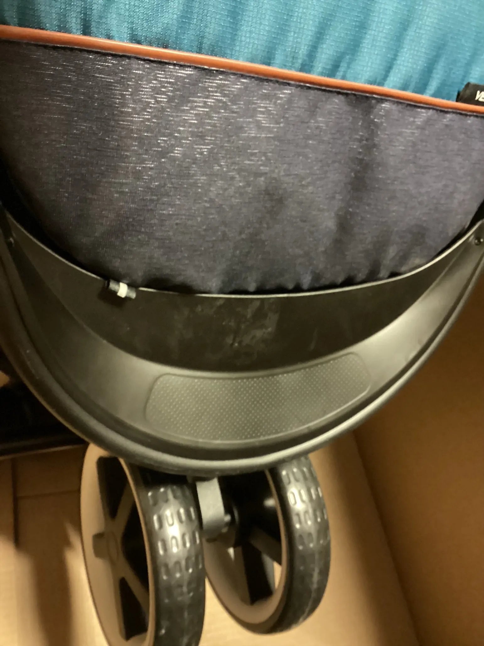 Gold Verge3 Stroller - Premium Lightweight Baby Stroller with Sapphire Blue Fabric, Reclining Seat & All-Terrain Wheels | Perfect for City Walks, Shopping & Travel