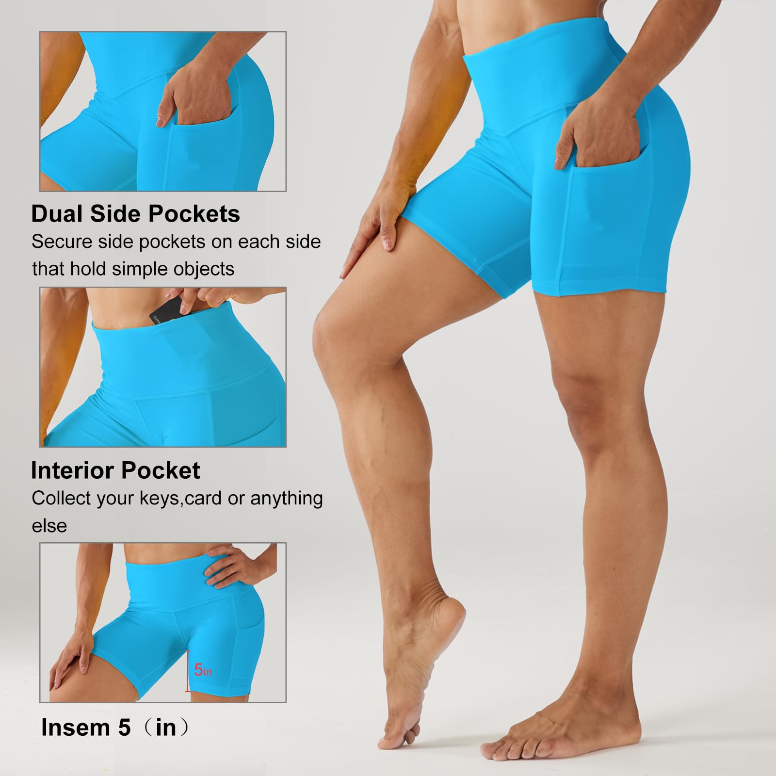 LOVESOFT Women's High Waist 5