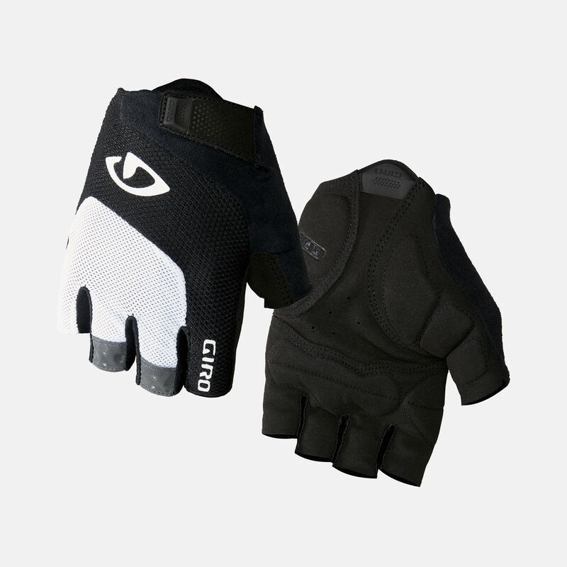 Giro Bravo Gel Cycling Gloves - Unisex Bike Gloves for Men & Women - Padded Gel Palm for Comfort & Shock Absorption - Perfect for Road Biking, Mountain Biking & Commuting