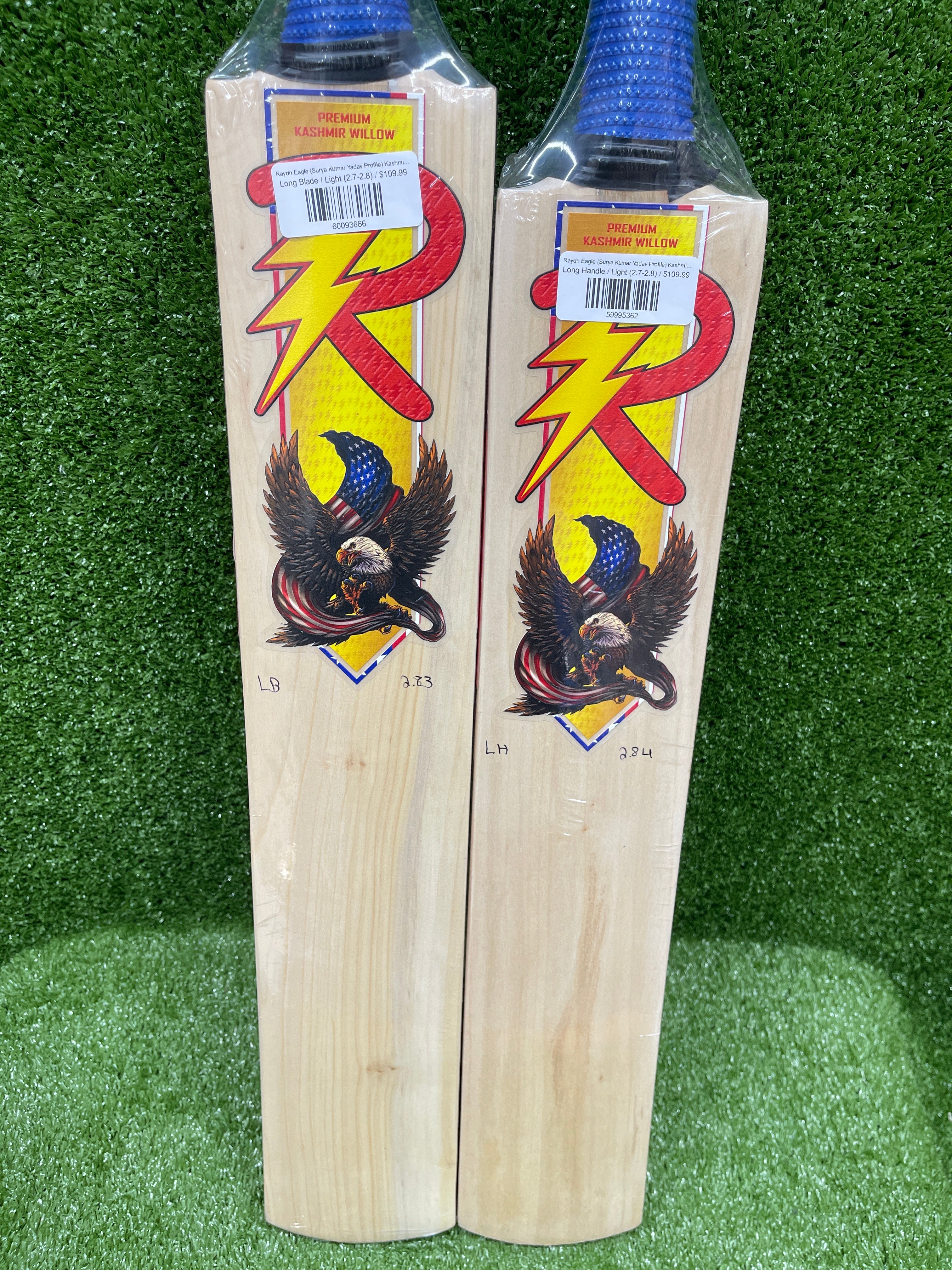 Premium Kashmir Willow Cricket Bat - Lightweight & Durable for Tennis Ball - Raydn Eagle (Surya Kumar Yadav Profile) - Perfect for Casual Play, Backyard Cricket & Training Sessions