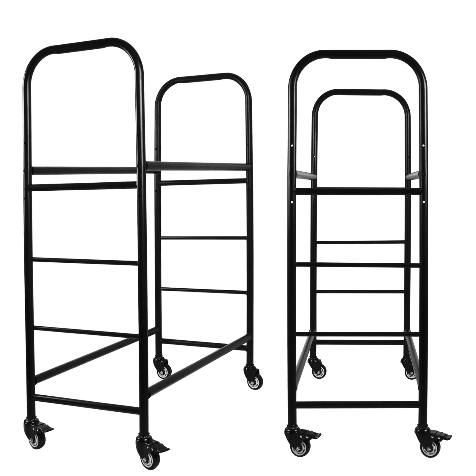 Heavy Duty Rolling Tire Rack - Adjustable 56x44x20 Inch Metal Tire Storage Stand with 4 Wheels | Mobile Tire Organizer for Garage, Warehouse & Auto Shop | Perfect for Car, Truck & SUV Tires