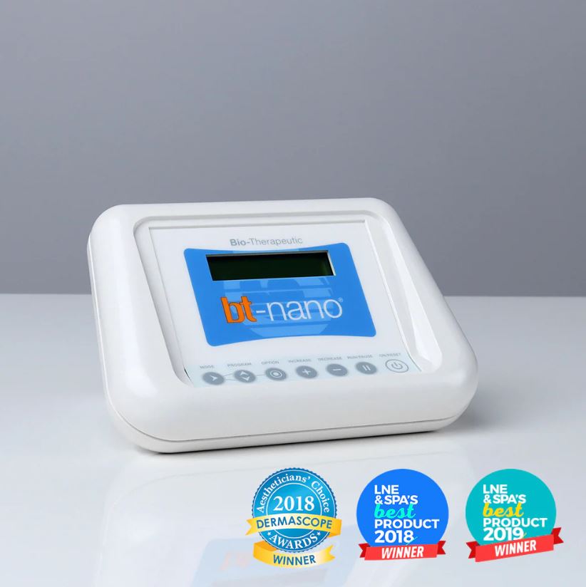 Bio Therapeutic bt nano® Microcurrent System - Professional Facial Toning Device for Wrinkle Reduction & Skin Rejuvenation - Perfect for Home Spa & Anti-Aging Skincare Routine