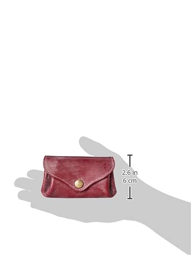 Glen Royal 03-6188 Genuine British Bridle Leather Small Purse - Cowhide Card Holder, Mini Wallet & Coin Pouch with Key Ring | Handmade in UK | Perfect for Everyday Use, Travel & Gift Giving
