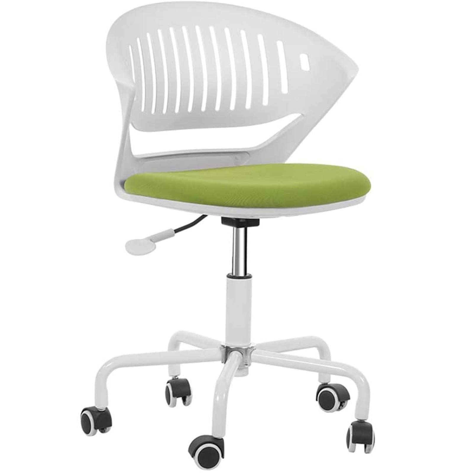 Ergonomic Office Chair with Mesh Back - Adjustable Computer Desk Chair with Bionic Rotating Backrest, Multifunctional Staff Chair in Green - Perfect for Home Office, Gaming & Workspaces