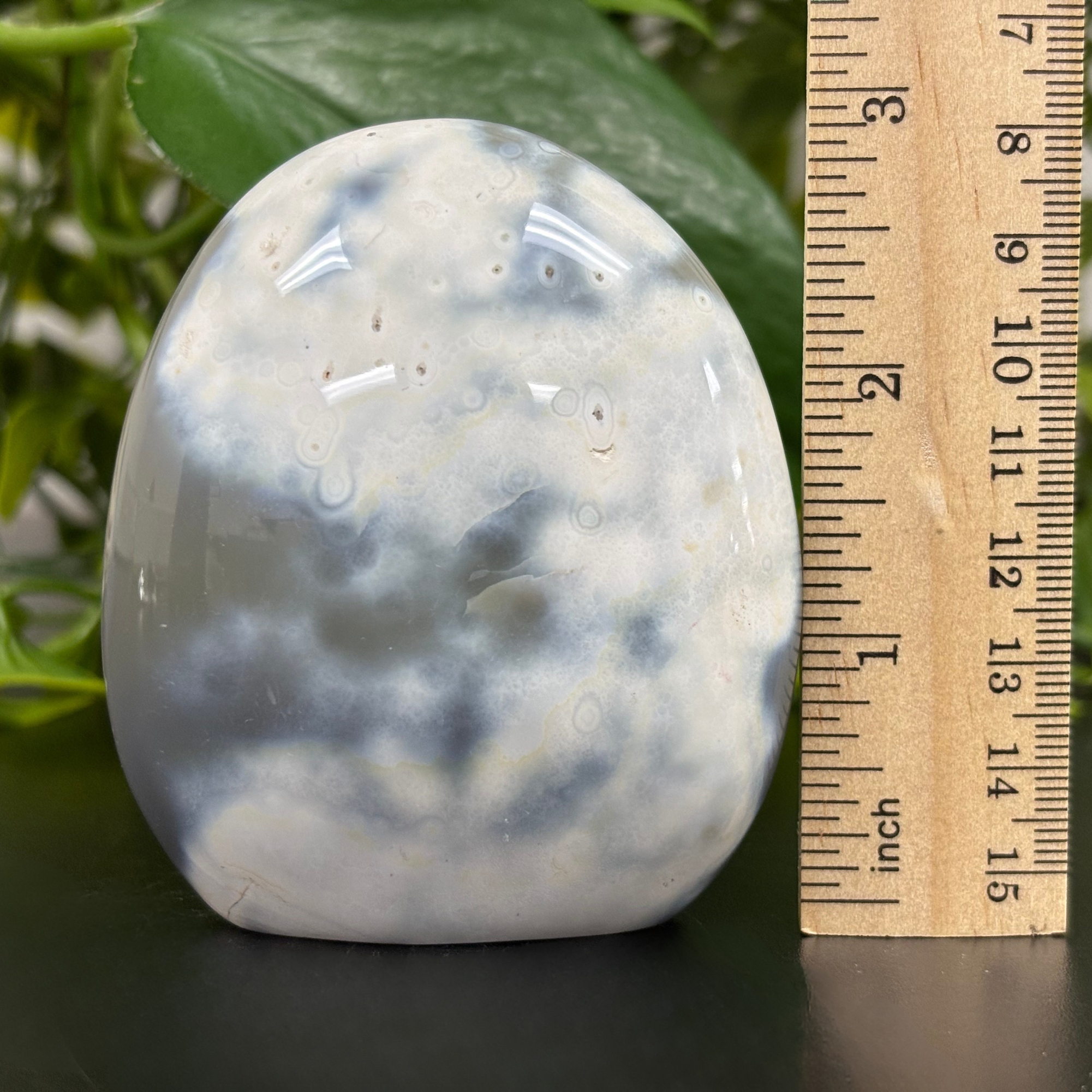 Natural Orca Agate Freeform Rock - Self Standing Decorative Stone for Home, Office & Meditation - RPS451 | Perfect for Zen Decor, Crystal Healing & Gift Giving