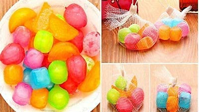 Premium Silicone Ice Molds for Freezer - 24-Piece Reusable Ice Cube & Whisky Ball Molds Set (Multicolor) - Perfect for Cocktails, Whiskey, Cold Drinks & Party Beverages