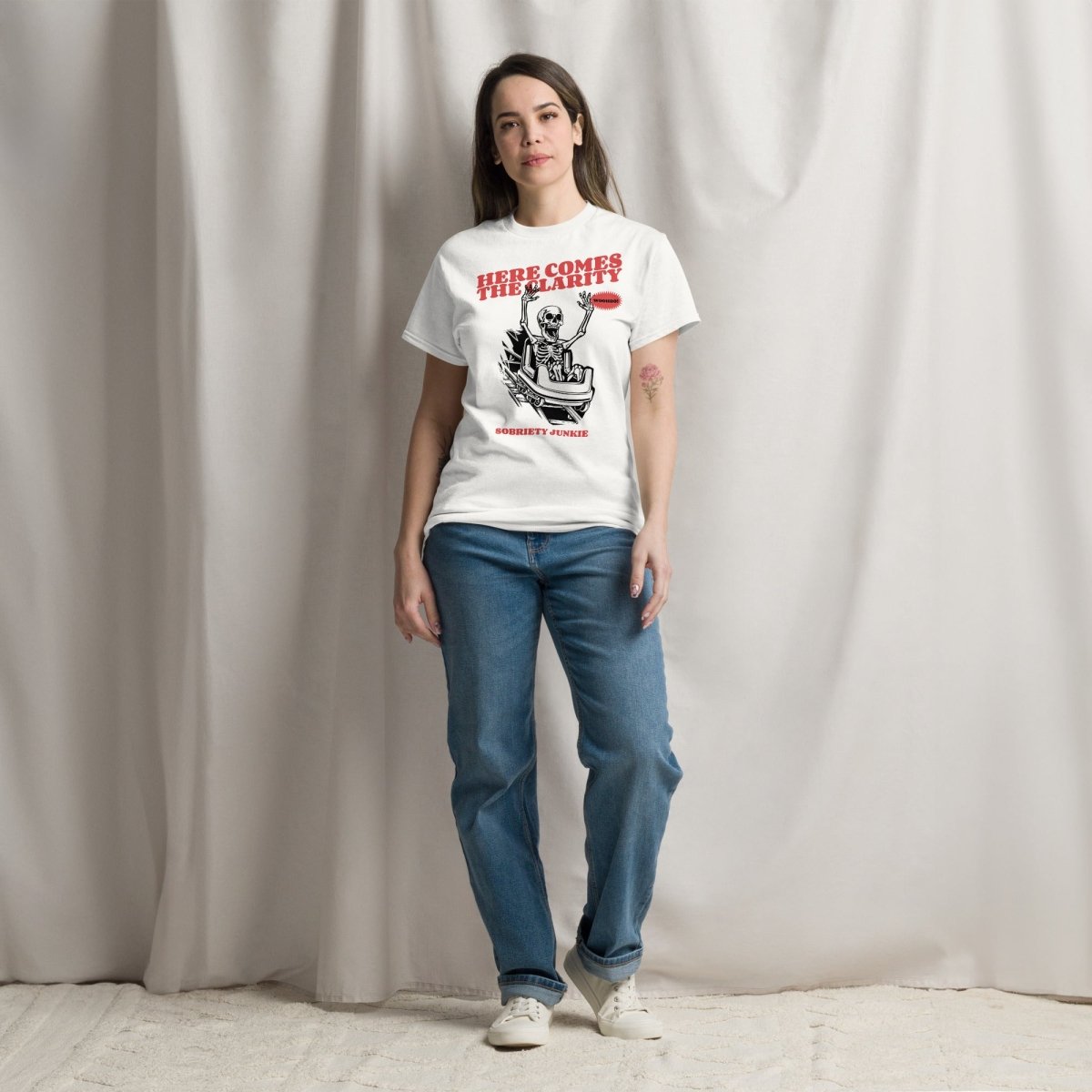 Clarity Unisex Classic T-Shirt | Soft Cotton Crewneck Tee for Men & Women | Perfect for Casual Wear, Street Style & Everyday Outfits
