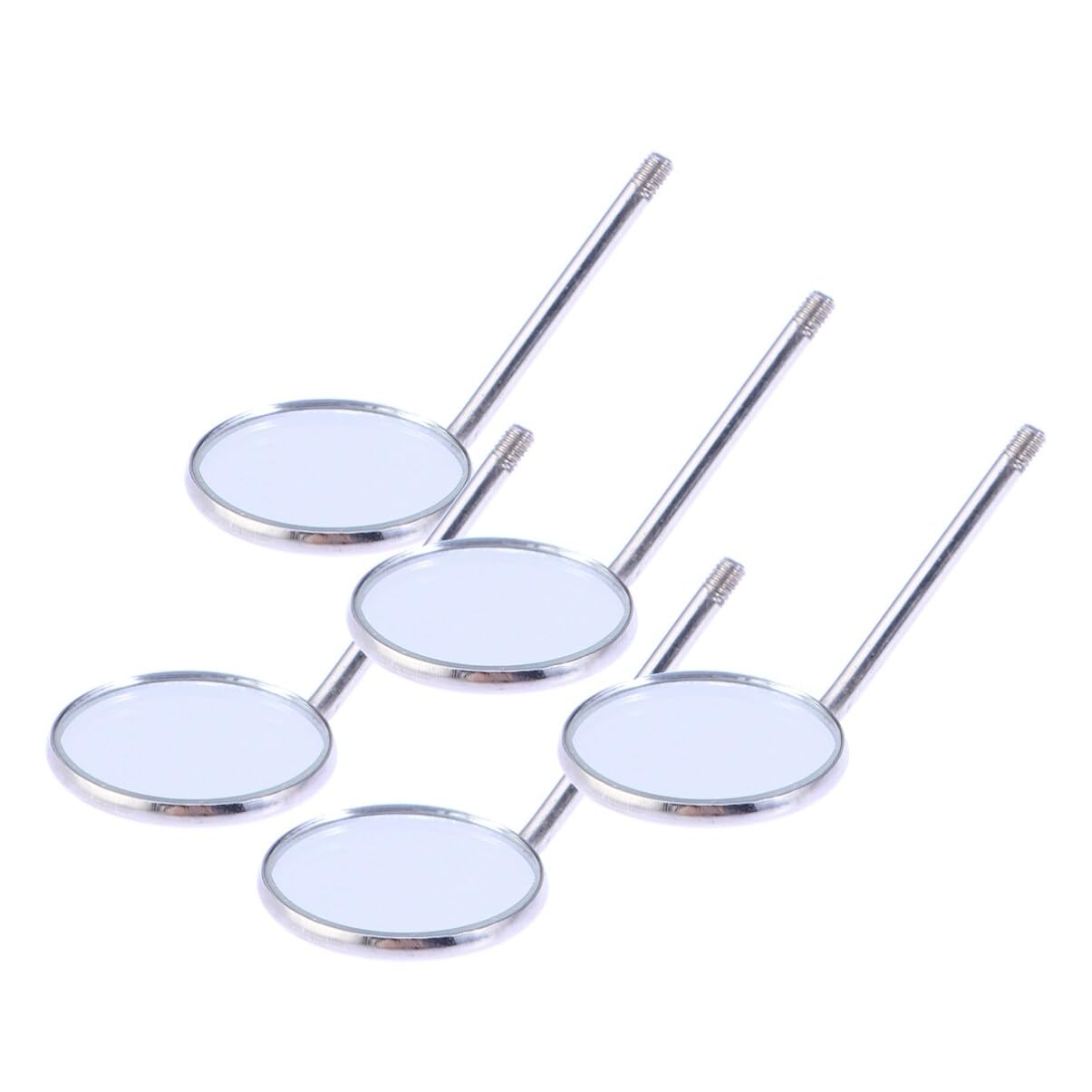 5-Piece Professional Dental Mirror Kit for Oral Cavity Examination - 22mm Dentist Tools for Teeth Inspection, Mouth Exams & Dental Checkups - Perfect for Dentists, Hygienists & Home Use