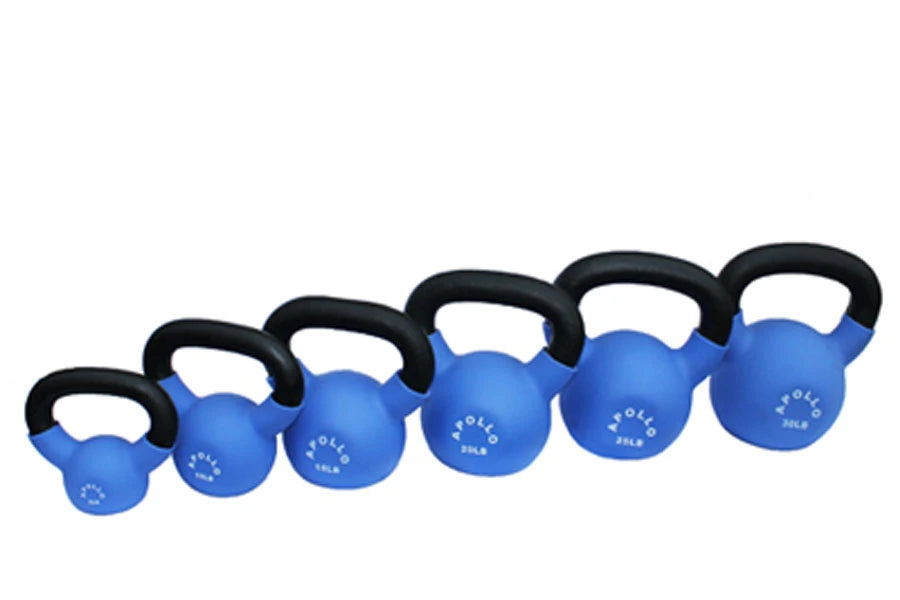 Apollo Elite Rubber Coated Kettlebell - Durable Workout Equipment for Home Gym, CrossFit & Strength Training - Perfect for Weightlifting, HIIT & Functional Fitness