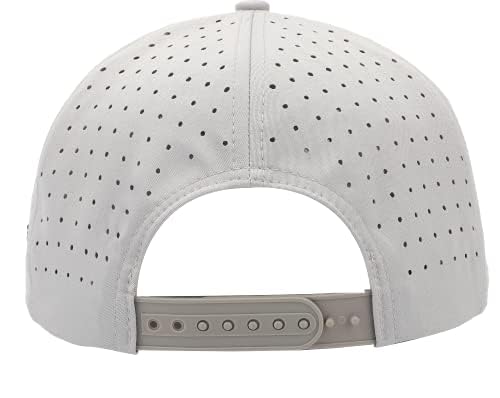 SHANKITGOLF Skull Print Adjustable Snapback Golf Hat - 95% Polyester 5% Spandex Stretch Fit - One Size Fits Most - Perfect for Golfing, Driving Range & Casual Wear
