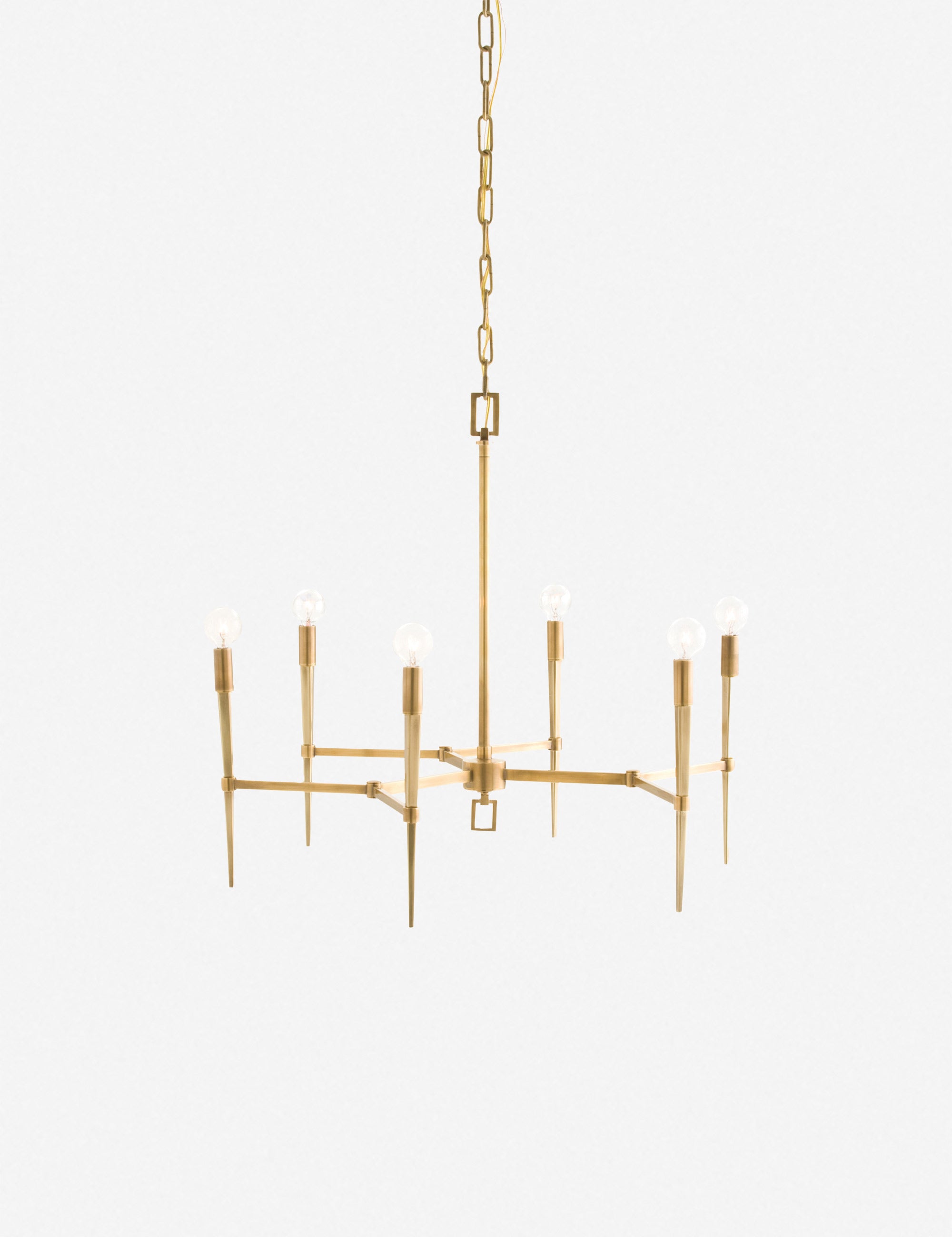 Arteriors Auburn Chandelier - Elegant Modern Lighting Fixture for Dining Room, Living Room & Bedroom Decoration