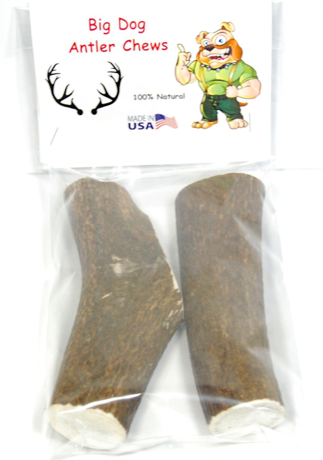 Premium Extra Large 2-Pack Elk Antler Dog Chews (6-10 Inches) - Natural Long-Lasting Dental Treats for Medium & Large Breed Dogs & Puppies - Perfect for Aggressive Chewers, Teething Relief & Dental Health