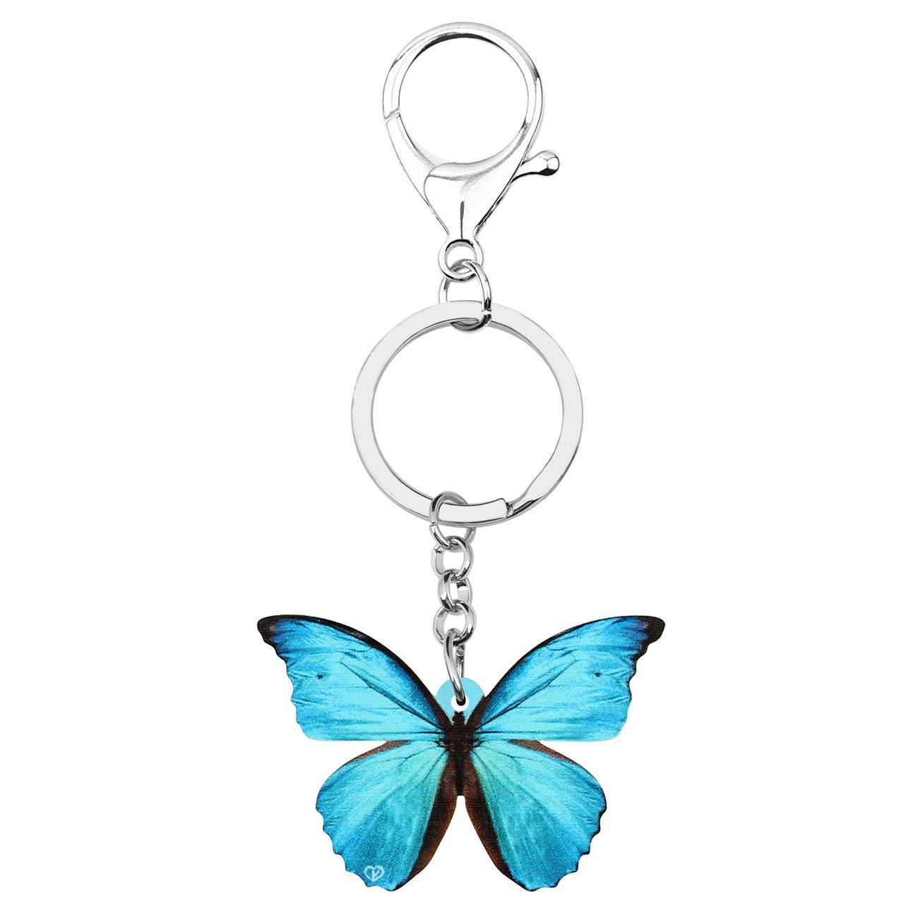 WEVENI Cute Butterfly Keychain - Stylish Butterfly Gifts for Women & Girls - Perfect for Bags, Wallets, Car Keys & Accessories | Great for Everyday Use, Birthday Gifts & Fashion Accessories