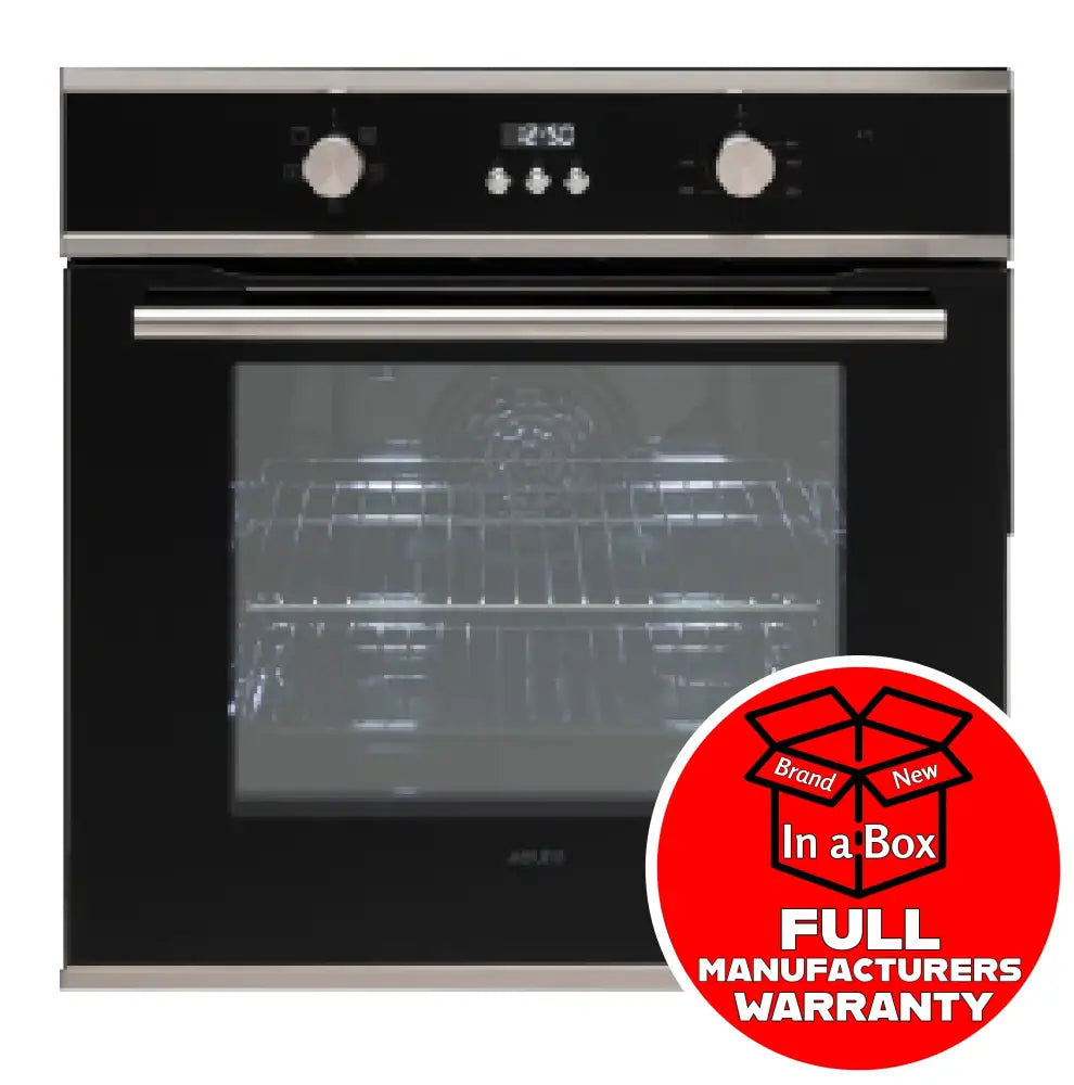 Euro Appliances EO605SX 60cm Built-in Electric Fan Forced Oven - Perfect for Baking, Roasting & Cooking Family Meals in Modern Kitchens