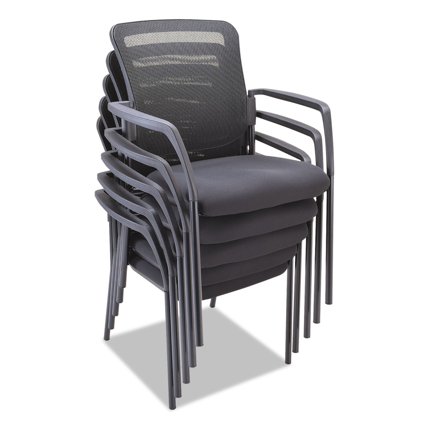 Alera Elusion Series Mesh Back Stacking Guest Chair - 26