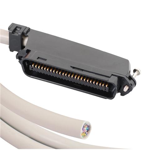 25-Pair Blunt Cut M-Style 90-Degree 5-Foot Cable Assembly (ICPCSTMB05) - Ideal for Telecom Installations & Network Wiring