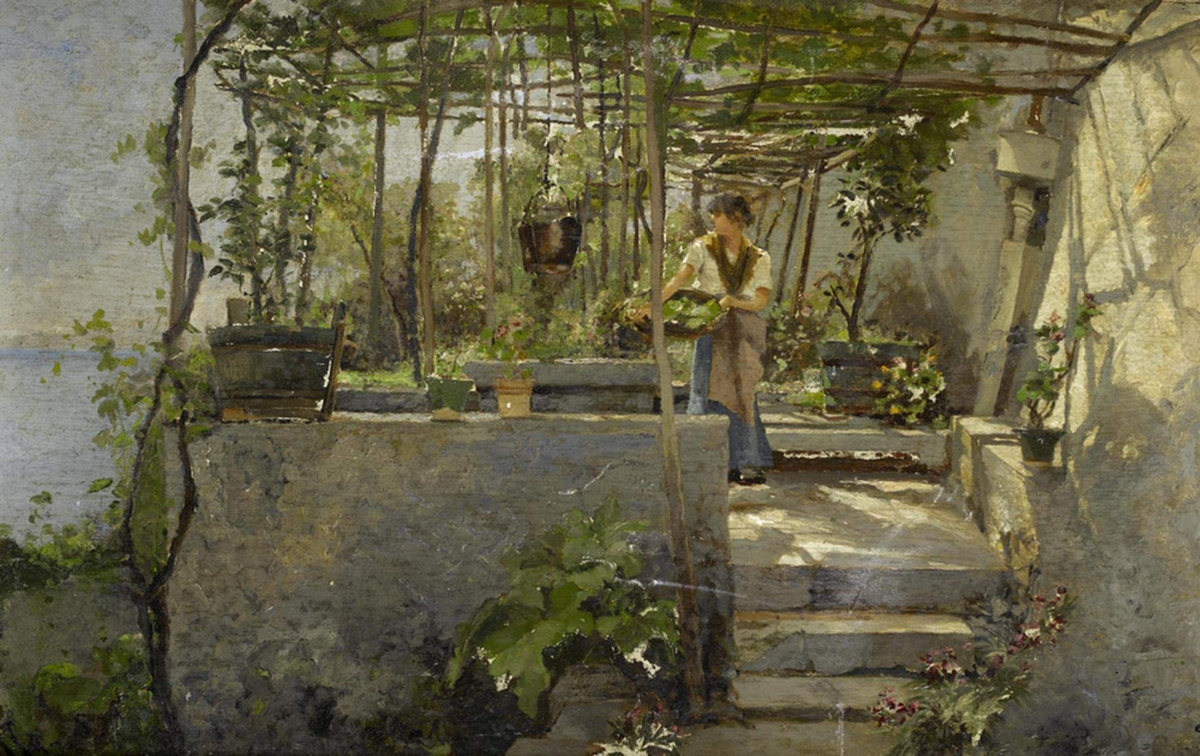 John Waterhouse 500-Piece Jigsaw Puzzle - Mediterranean Garden Art for Adults & Kids | Home Decor & DIY Challenge