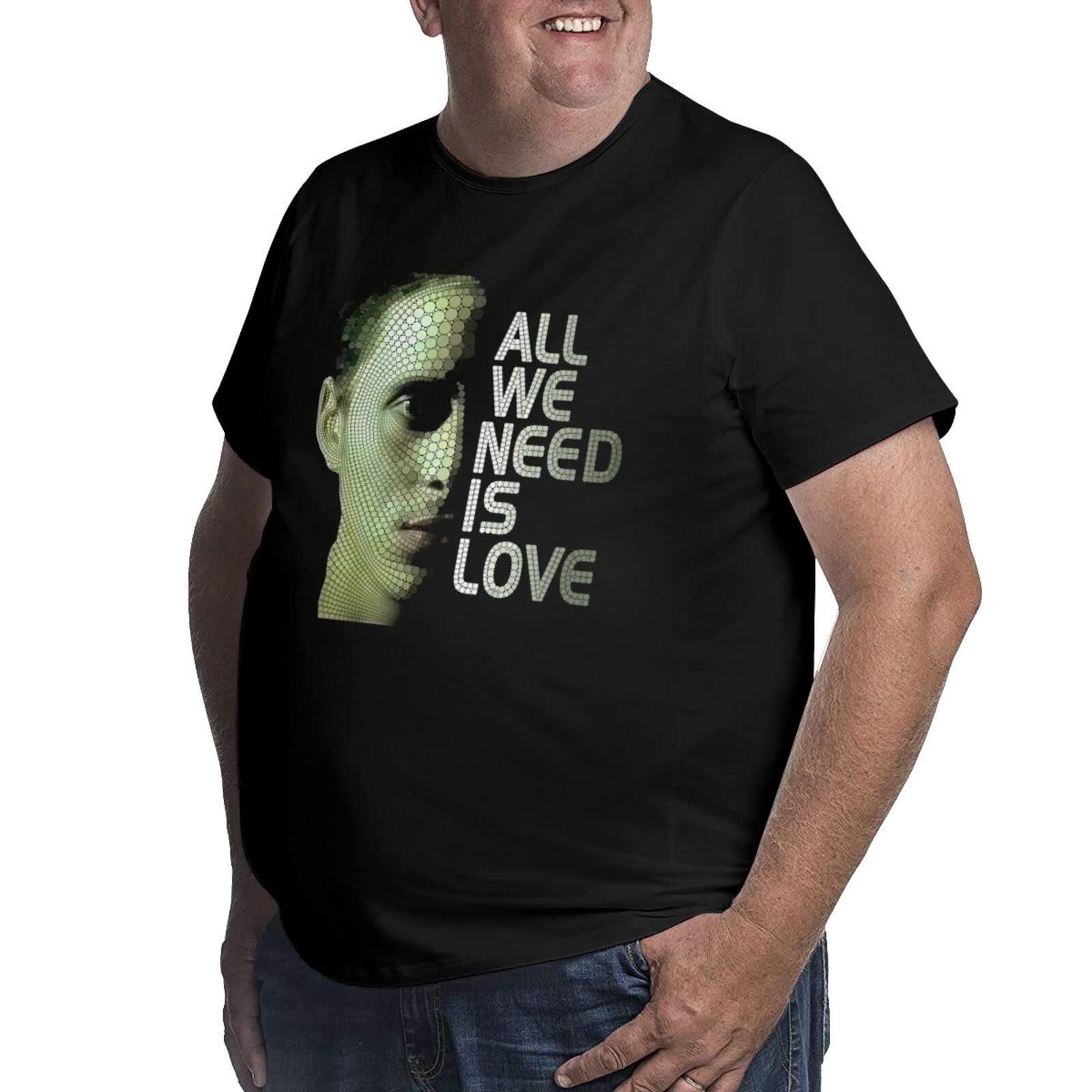 Canserbero Oversized Cotton T-Shirt for Men - Big & Tall Short Sleeve Tee in Black | Casual Streetwear & Hip Hop Fashion