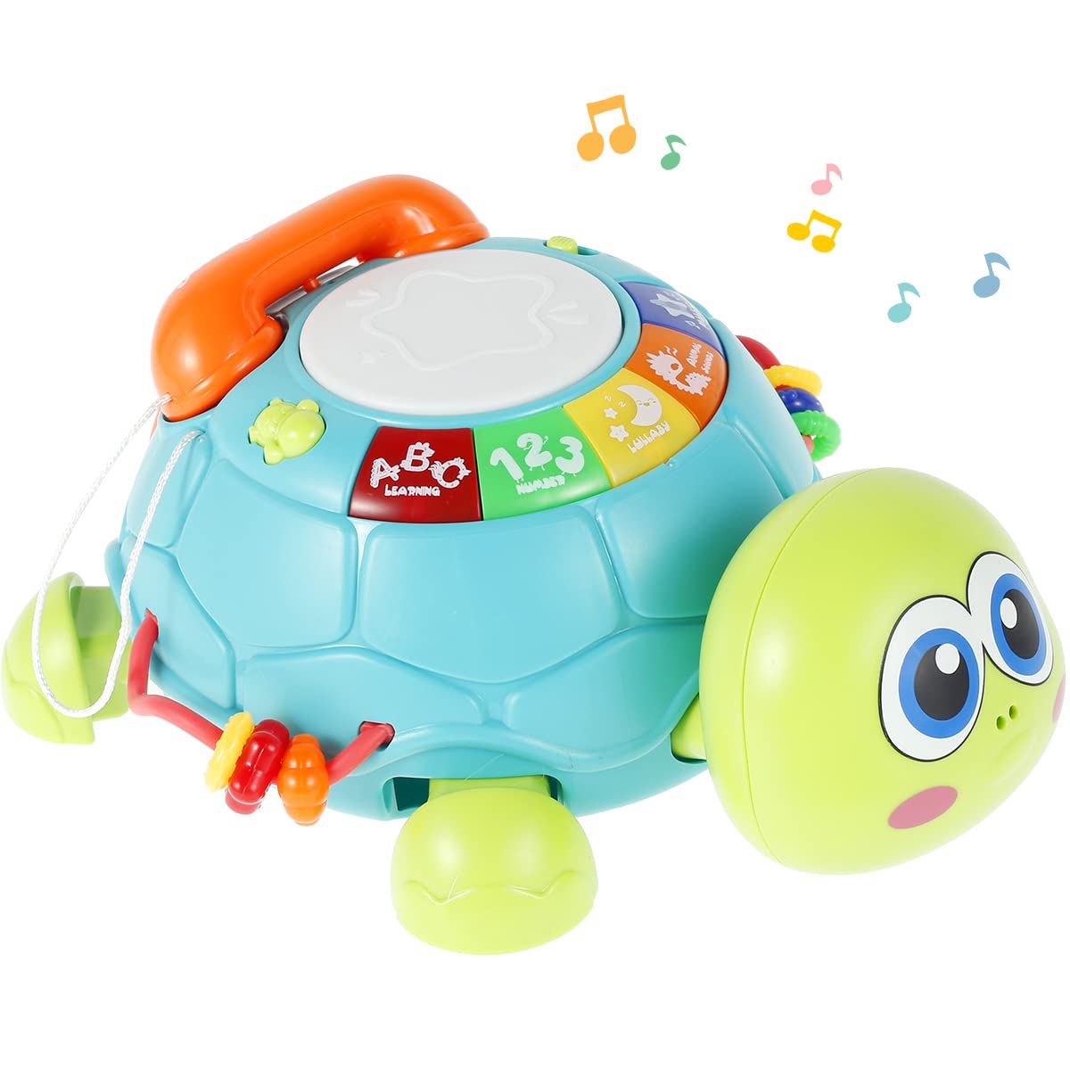 Hotbest Musical Turtle Crawling Baby Toy with Lights & Sounds - Early Learning Educational Crawling Toy Gift for Infants Toddlers 6+ Months - Perfect for Sensory Development & Playtime Fun