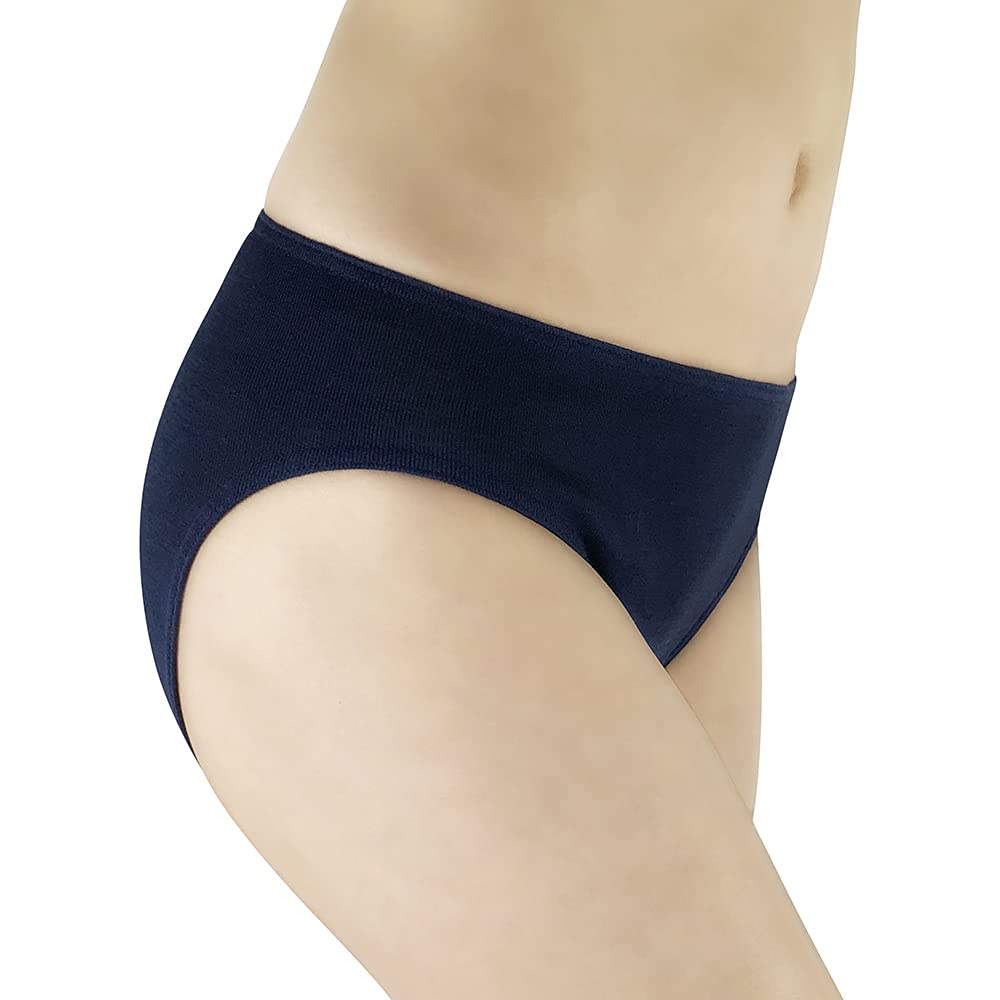 Women's Organic Merino Wool & Mulberry Silk Thermal Panties - Soft Winter Underwear for Cold Weather, Hiking & Outdoor Activities