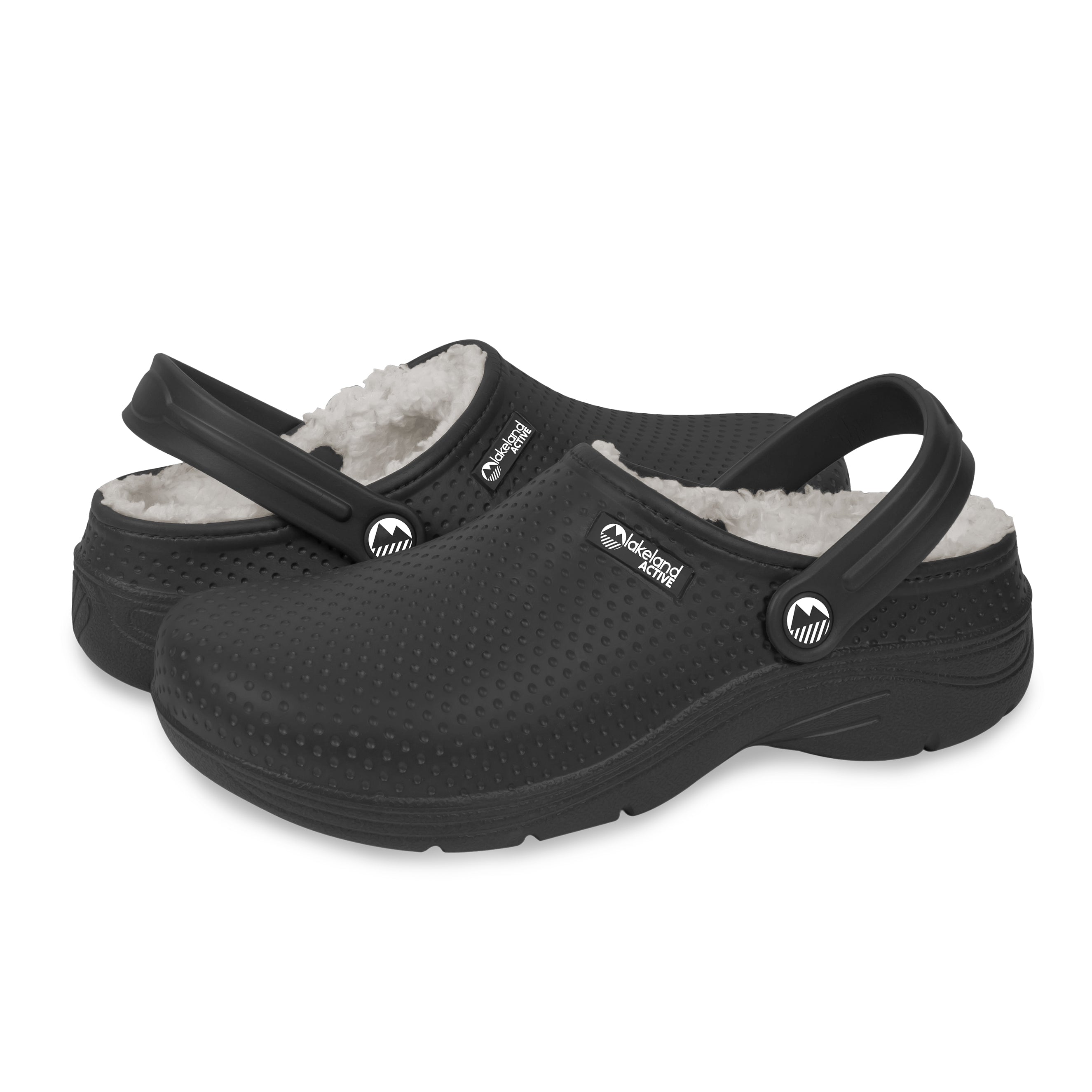 Women's Warm Fleece-Lined Clogs - Slip-Resistant Indoor/Outdoor House Shoes for Winter Comfort at Home & Garden