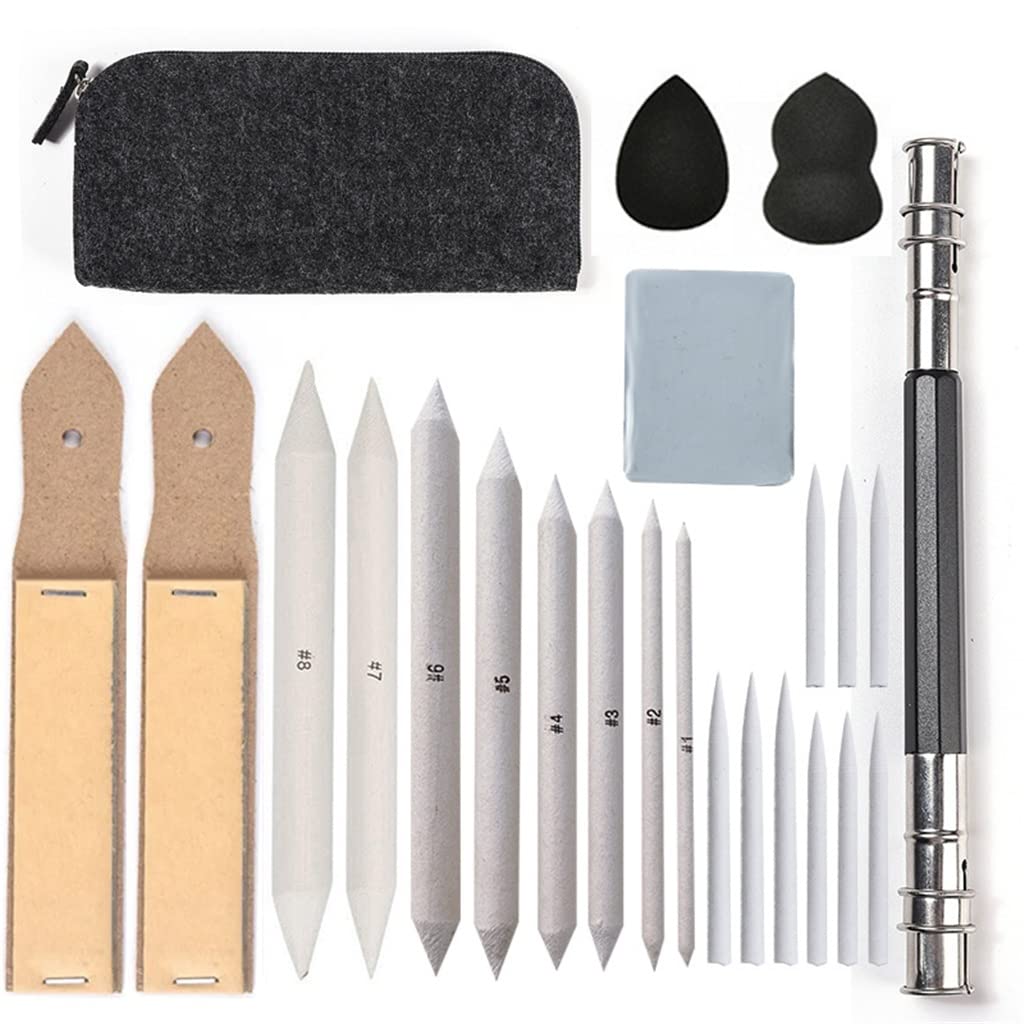 24-Piece Professional Sketch Drawing Set - Art Supplies for Beginners & Students | Perfect for Sketching, Shading, and Painting | Ideal for Art Classes, Home Studio & Creative Projects