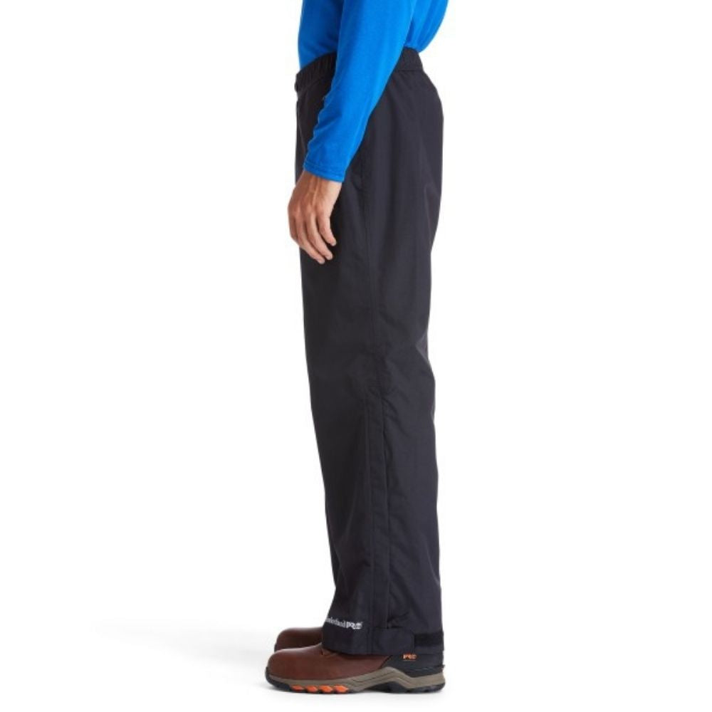 Timberland PRO® Men's Waterproof Rain Pants - Black (TB0A1HQM015) | All-Weather Protection for Outdoor Work & Hiking