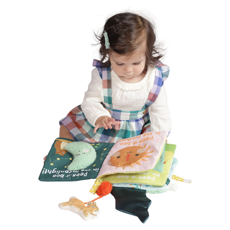 Fairytale Peek a Boo Soft Fabric Baby Book - Interactive Sensory Toy for Early Learning & Toddler Development | Perfect for Bedtime Stories & Playtime