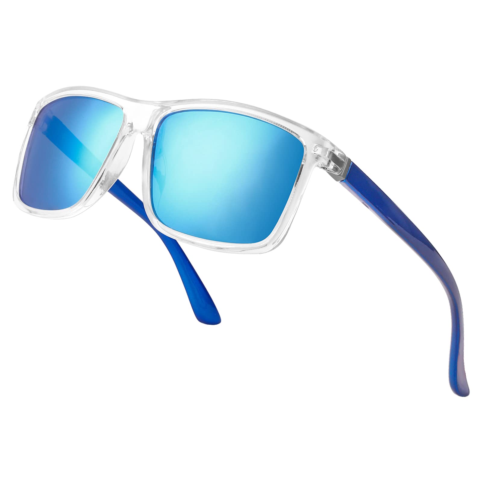 NIEEPA Men's Polarized Sports Sunglasses UV Protection Square Frame NP1007 - Perfect for Running, Cycling & Outdoor Activities